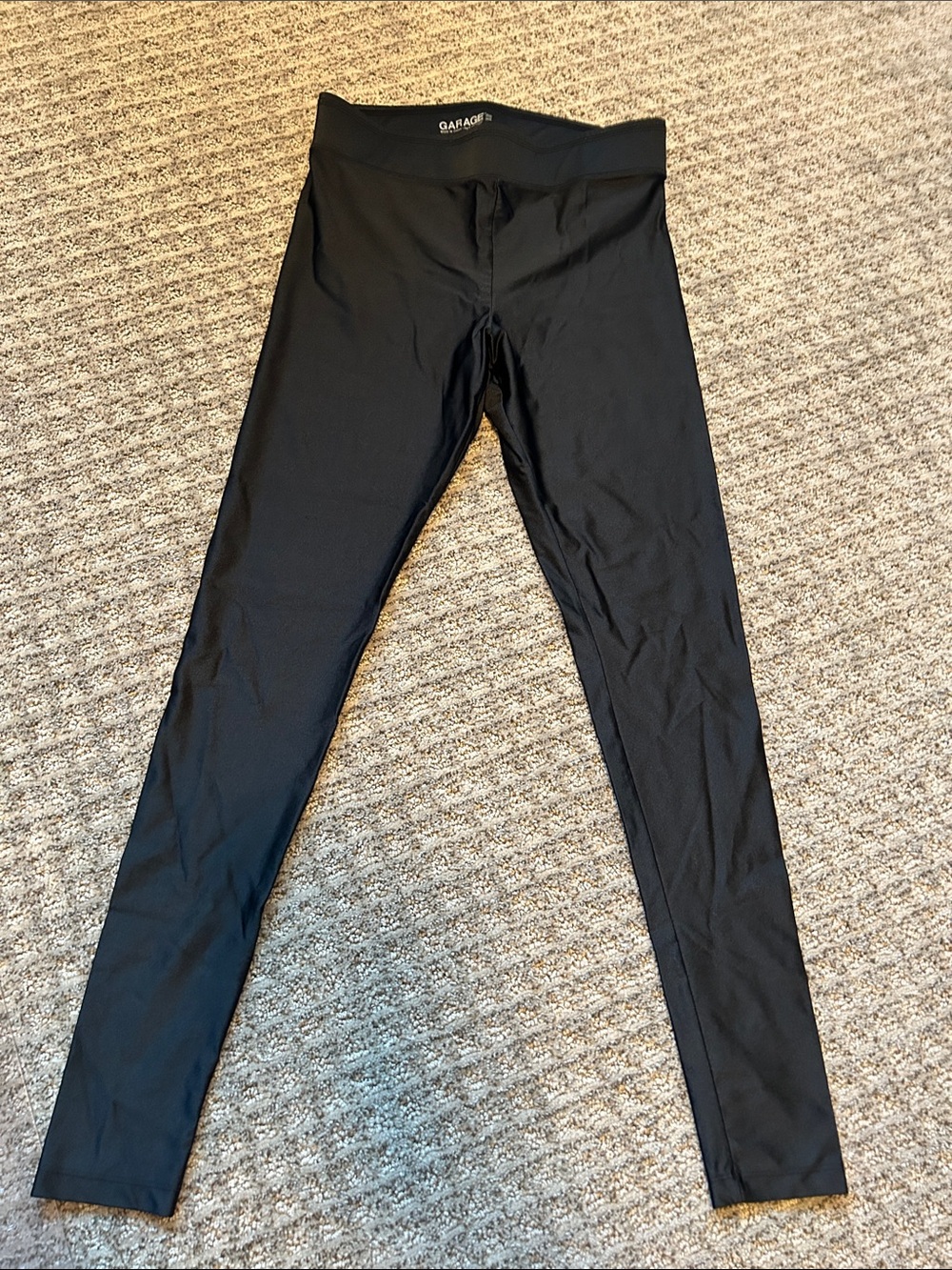 Garage Black High-Rise Girls' Leggings